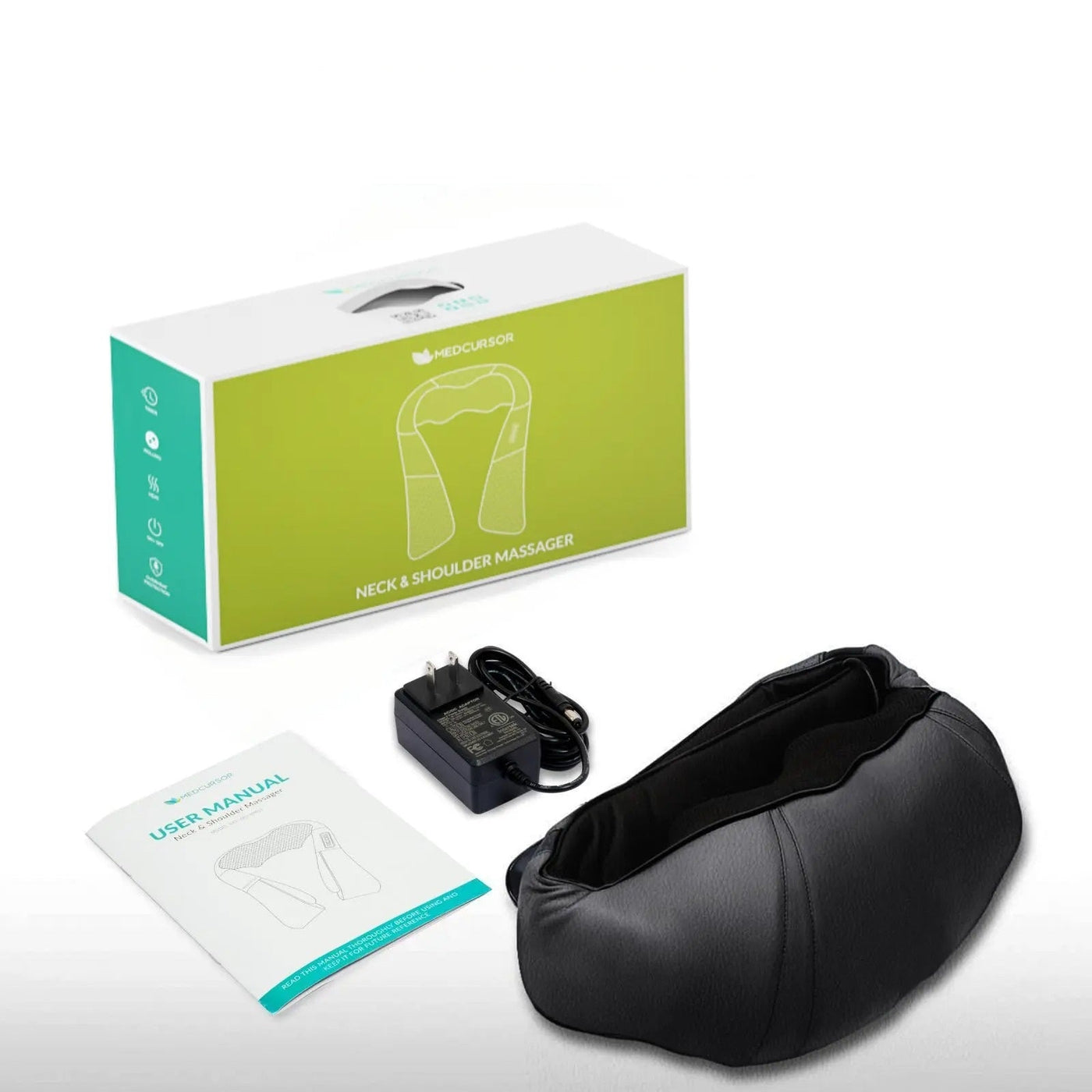 Medcursor 3D Kneading Neck and Back Massager with Heat