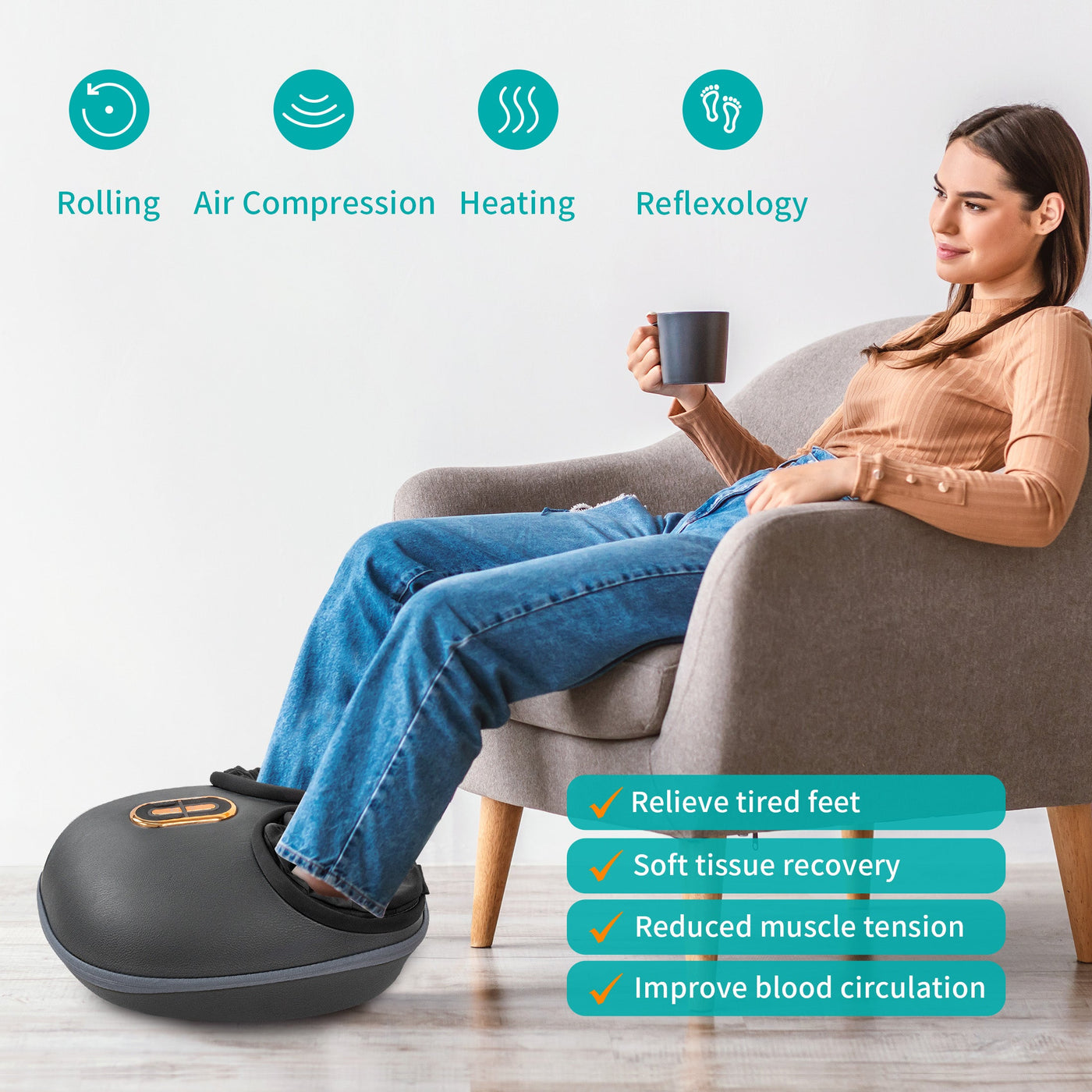 Medcursor Shiatsu Foot Massager Machine
