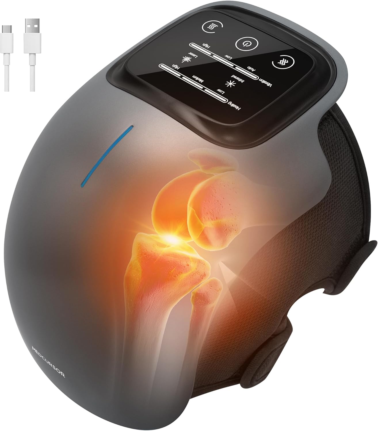 Medcursor Cordless Knee Massager with Heat