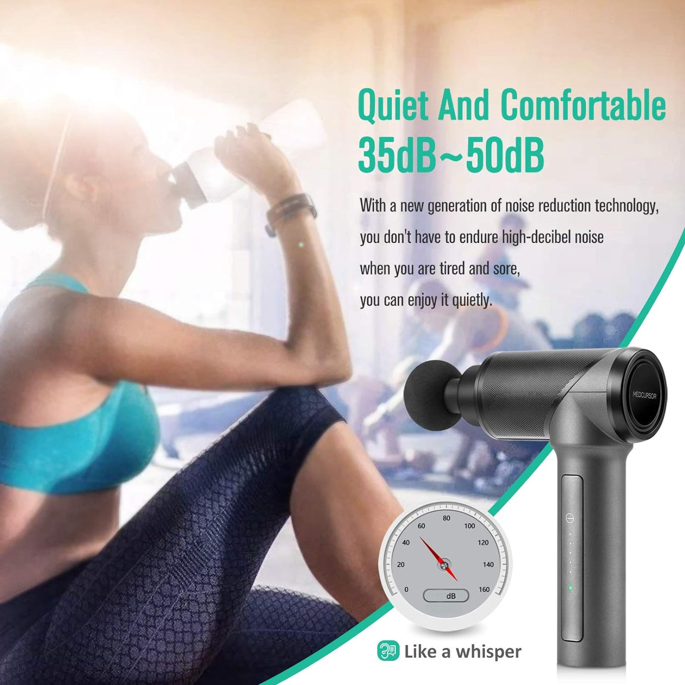 Medcursor Handheld Deep Tissue Percussion Massage Gun