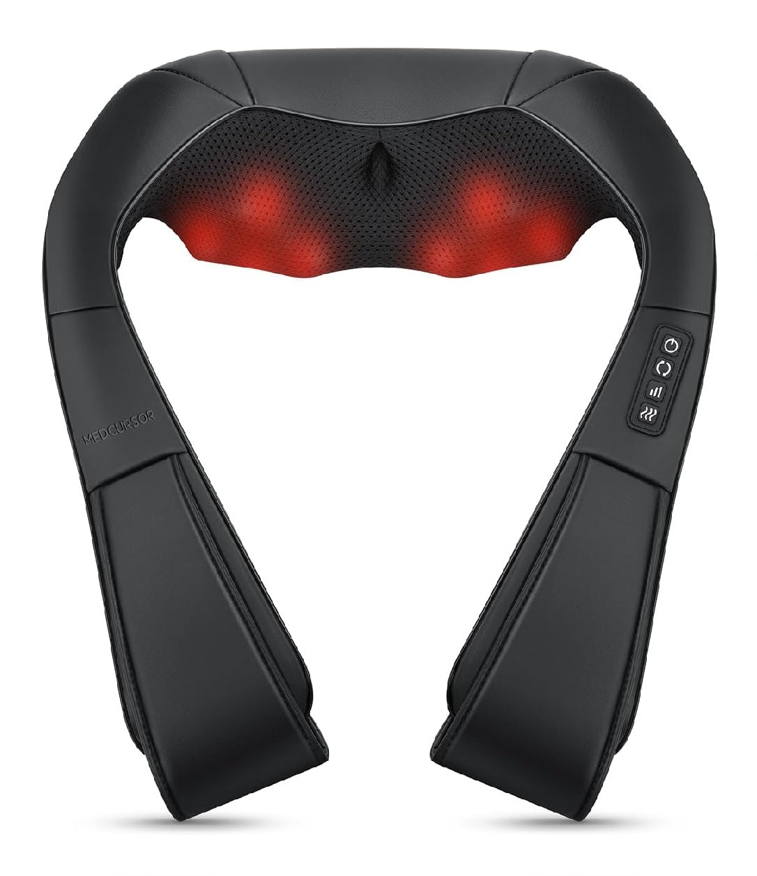 Medcursor 3D Kneading Neck and Back Massager  with Heat
