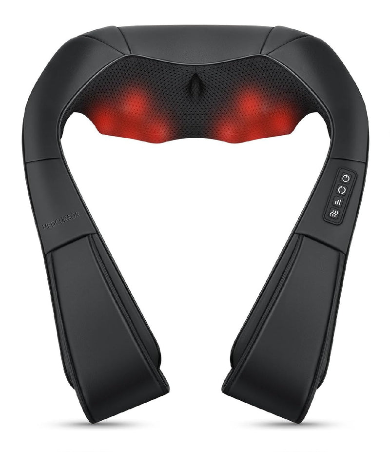 Medcursor 3D Kneading Neck and Back Massager  with Heat