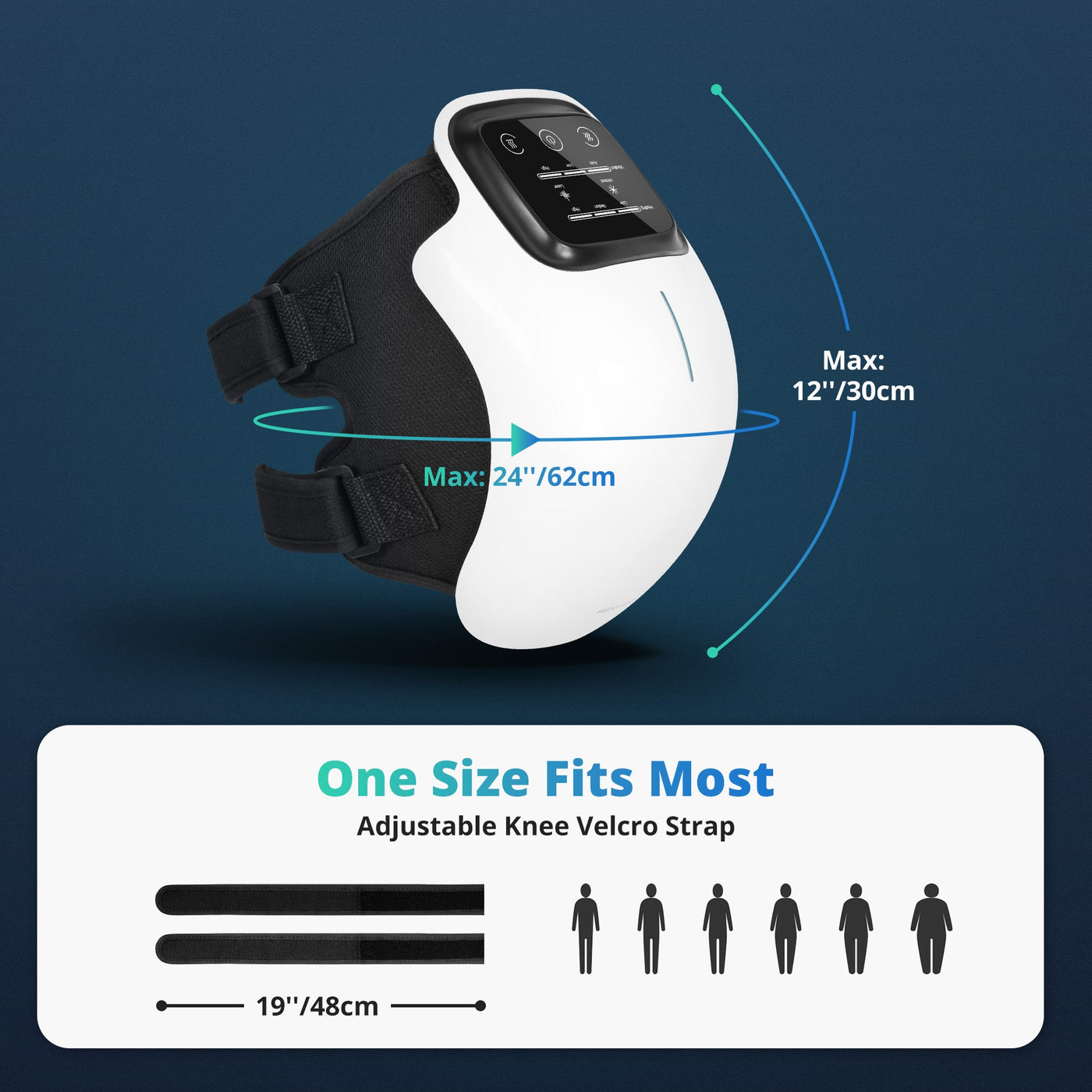 Medcursor Cordless Knee Massager with Heat